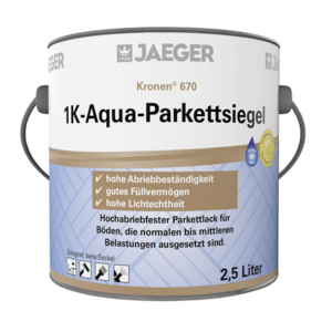 Kronen 1K-Aqua-Parkettsiegel 670 SGL 750,00 ml farblos 0102