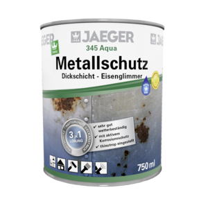 Aqua Metallschutz 345 750,00 ml schwarz RAL 9005