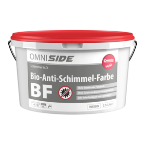 Omniside Bio-Anti-Schimmel-Farbe BF weiß   2,50 l