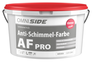 Omniside Anti-Schimmel-Farbe AF PRO weiß   2,50 l