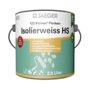 Kronen Flecken-Isolierweiß HS 123 2,50 l weiß HS90