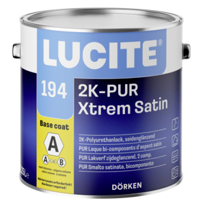 Lucite 194 2K PUR Xtrem satin 900,00 ml vollweiß Basis 3