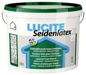 Lucite Seidenlatex 20 5,00 l weiß  