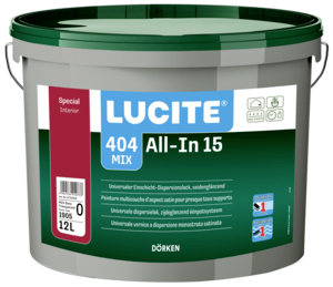Lucite 404 All-In 15 Satin weiß   5,00 l