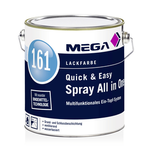MEGA 161 Quick&Easy Spray All in One SG 2,38 l transparent Base 0