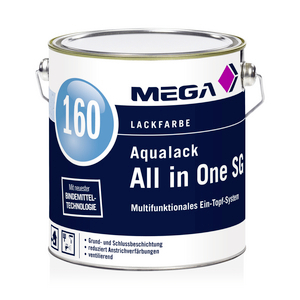 MEGA 160 Aqualack All in One SG 2,50 l weiß  