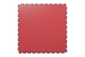 Lock-In Ultra Fliese genarbt Color rosso rot   510,50 mm 510,50 mm 10,00 mm 1,00 St