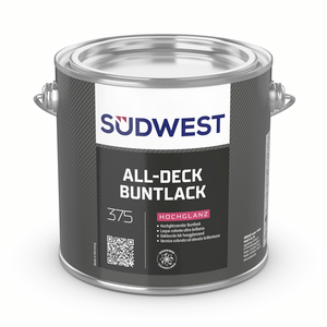 All-Deck Buntlack Hochglanz 2,50 l enzianblau RAL5010