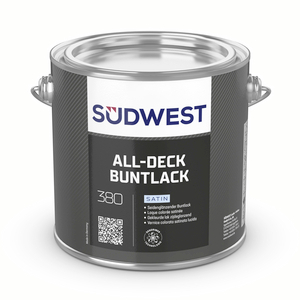 All-Deck Buntlack Satin 2,50 l enzianblau RAL5010