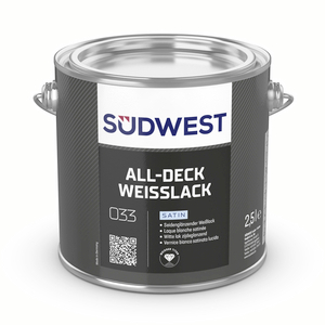 All-Deck Weißlack Satin 2,50 l weiß 9100