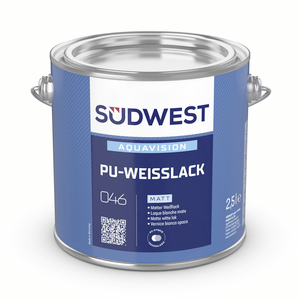 AquaVision PU-Weißlack matt 750,00 ml weiß 9110