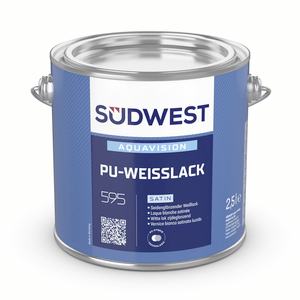 AquaVision PU-Weißlack Satin 375,00 ml weiß 9110