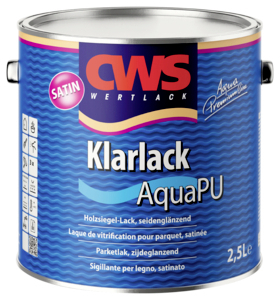 Klarlack Aqua PU satin 2,50 l farblos  