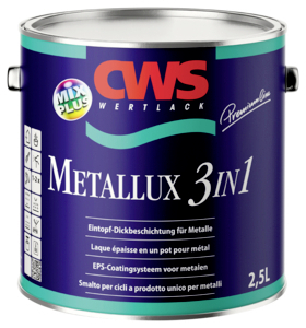 Metallux 3in1 2,50 l weißaluminium RAL 9006