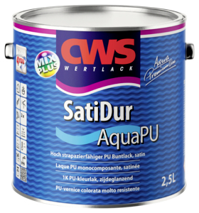 Satidur Aqua PU 2,50 l weiß Basis 3