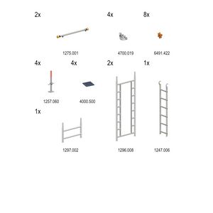 Fahrgerüst Solo Tower Treppen-Kit Lösung