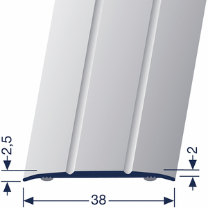 ÜP438-SK Übergang Aluminium silber F4 38,00 mm 1,00 lfm