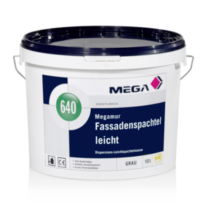 MEGA 640 Megamur Fassadenspachtel leicht 10,00 l grau  