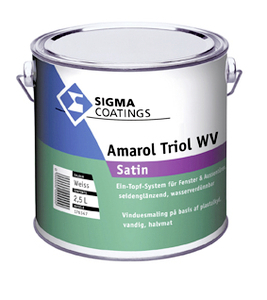 Sigma Amarol triol Aqua satin 2,50 l weiß  