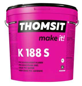 Thomsit K 188 S PVC-SCHNELLKRAFTKLEBER 14 kg Nassbett-Dispersionsklebstoff