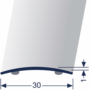 ÜP451-SK Übergang Edelstahl edelstahl matt F8G 30,00 mm 2,70 lfm