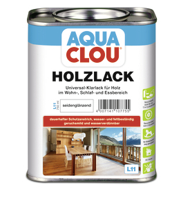 Aqua CLOU Holzlack L11 seidenglanz 750,00 ml farblos  
