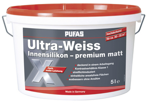 Ultra-Weiss Innensilikon 5,00 l weiß  