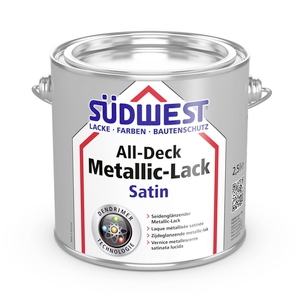 All-Deck Metallic-Lack Satin 750,00 ml weißaluminium  