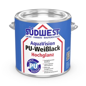 AquaVision PU-Weißlack Hochglanz