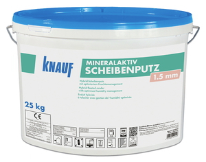 MineralAktiv Scheibenputz weiß   25,00 kg 1,5  