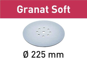 Schleifscheibe STF Soft Granat P120   225,00 mm         25,00 St    