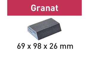 Schleifblock CO Granat