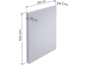 AS Anschlusskeil 28/5mm 61,00 cm 40,00 cm 1,00 St