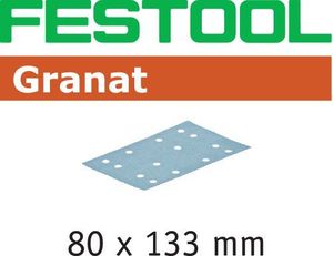 Schleifstreifen STF 80x133 Granat P80 80,00 mm 133,00 mm