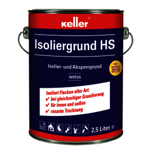 Keller Isoliergrund HS 581 2,50 l weiß HS90