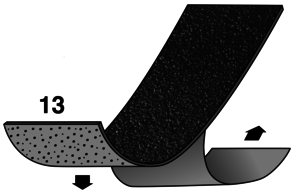 TKE2512/13mm Einlage 1,00 Rol