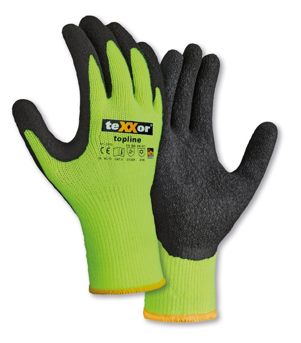 Winterhandschuh TOUCH Polyacryl gelb 7