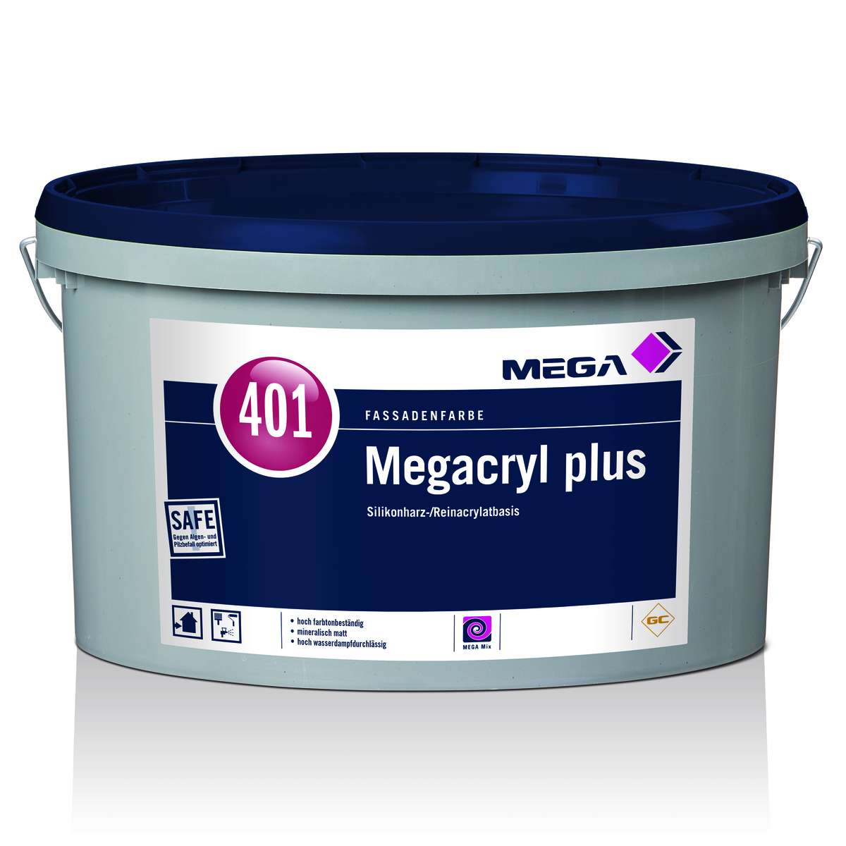 MEGA 401 Megacryl plus weiß 12,50 l