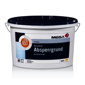 MEGA 053 Aqualack Absperrgrund 2,50 l weiß