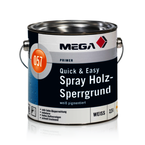 MEGA 057 Quick & Easy Spray Holz-Sperrg. 2,50 l weiß