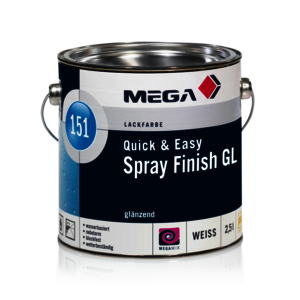 MEGA 151 Quick & Easy Spray Finish GL 2,50 l weiß