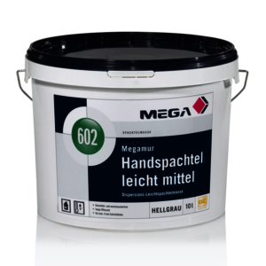 MEGA 602 Megamur Handspachtel leicht mit 10,00 l hellgrau