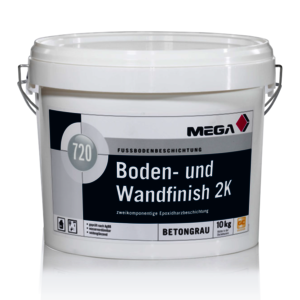 MEGA 720 Boden- und Wandfinish 2K 10,00 kg kieselgrau