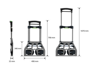 Transportkarre Traglast BFT 120 120kg 1,07 m