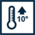 Ab 10° Grad verwenden