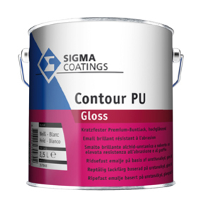 Contour PU gloss 2,50 l weiß