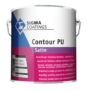 Contour PU satin 2,50 l weiß