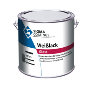 Weißlack gloss 2,50 l weiß