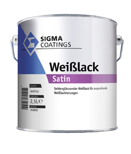 Weißlack satin 2,50 l weiß