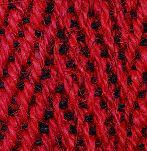 Kokos Bangalore 2230/U Läufer rot/schwarz 0,90 m